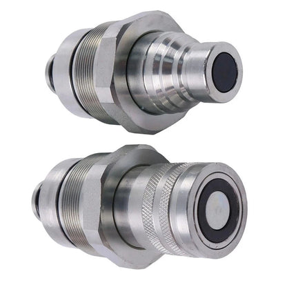 Flat Face Connector Kit for Bobcat Skid Steer Loaders (319E, 323E, 328E, 329E, 331G)