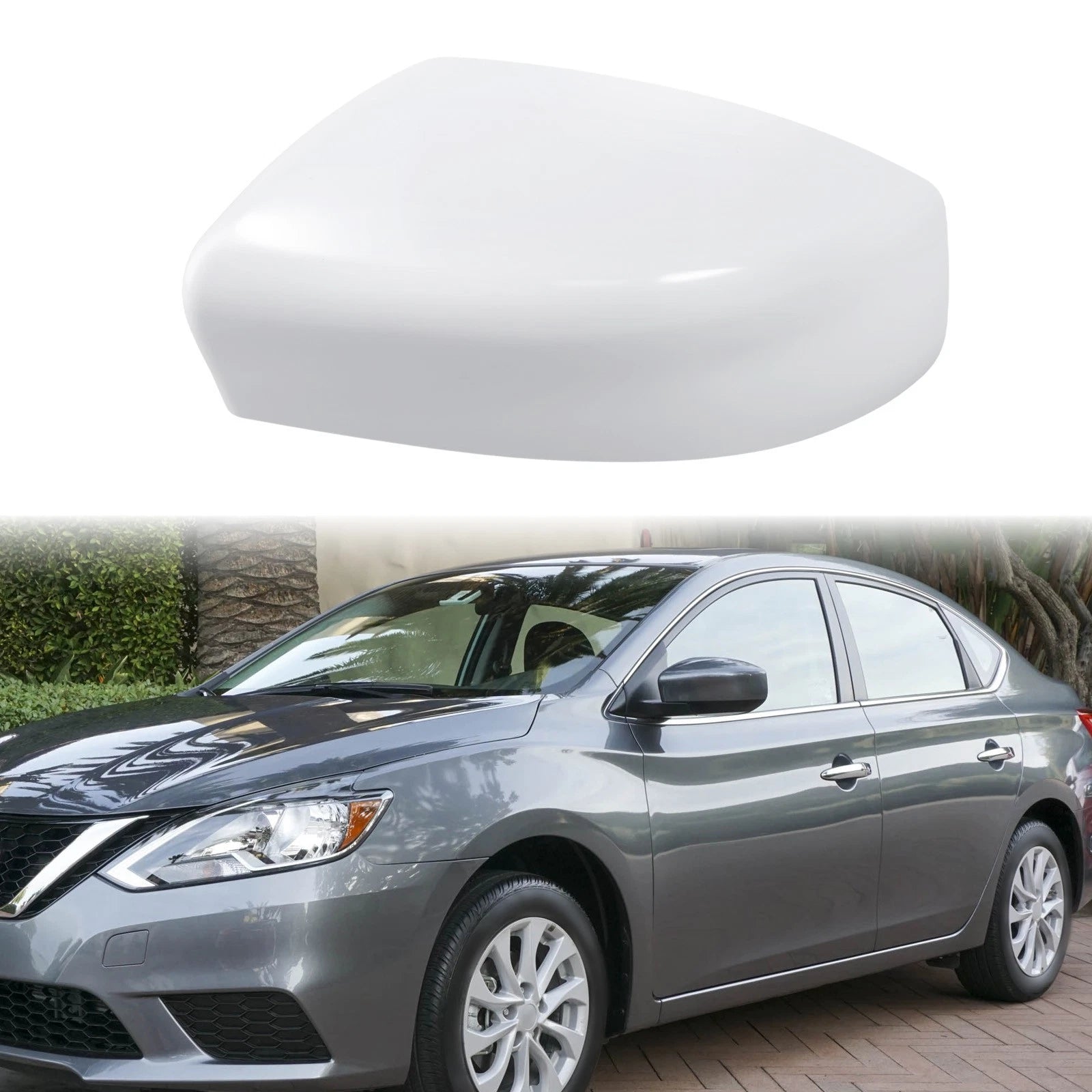Left Hand Unpainted Cap for Nissan Vehicle Model (2012–2019)