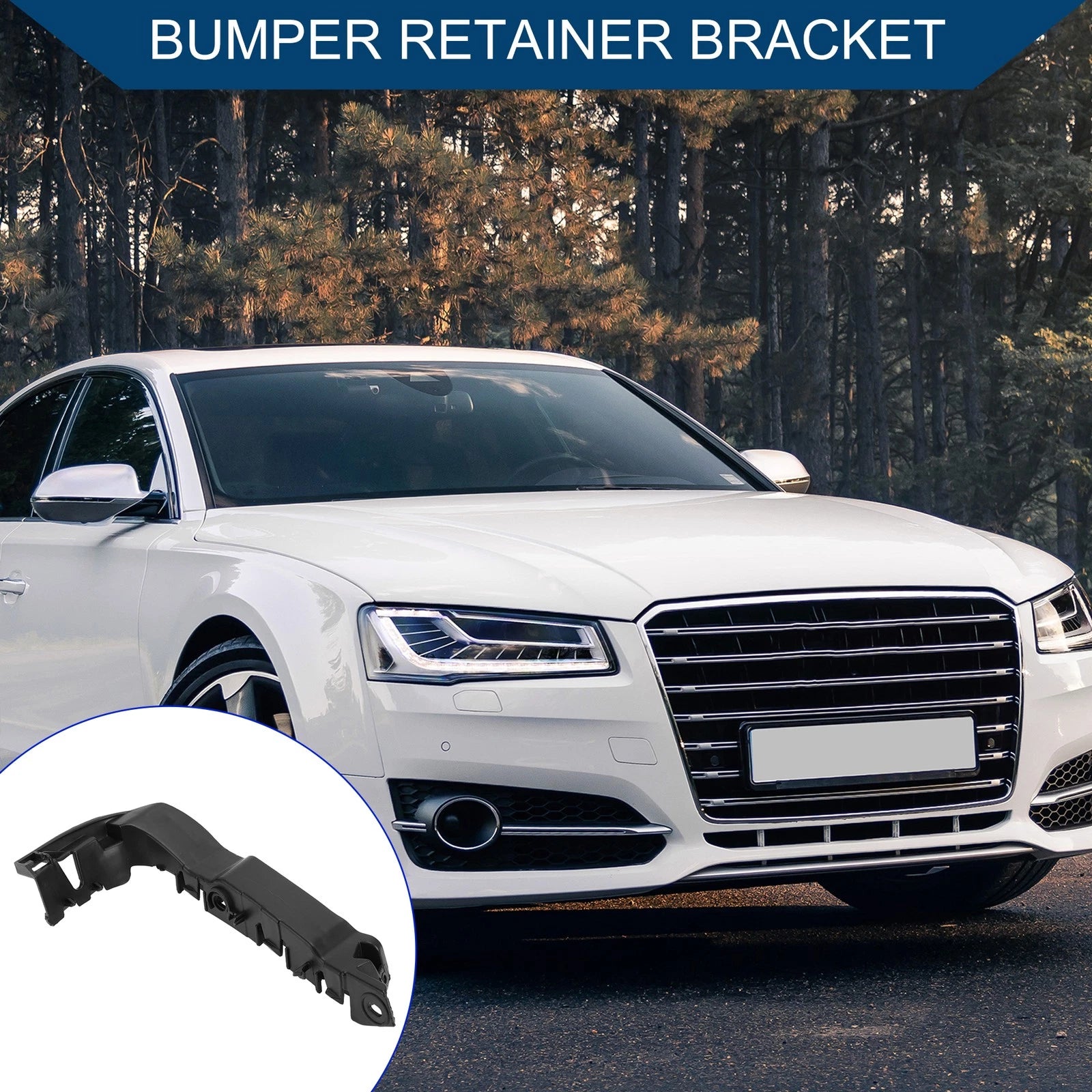 Left Front Bumper Support Bracket Replacement for Audi A3 Prestige (2015–2019)