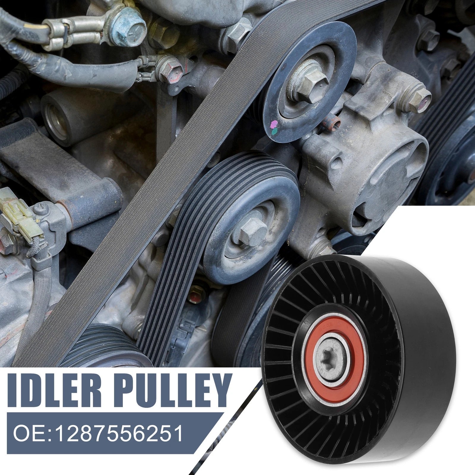 Car Accessory Drive Belt Idler Pulley Replacement for BMW 1 Series M (2011–2011)