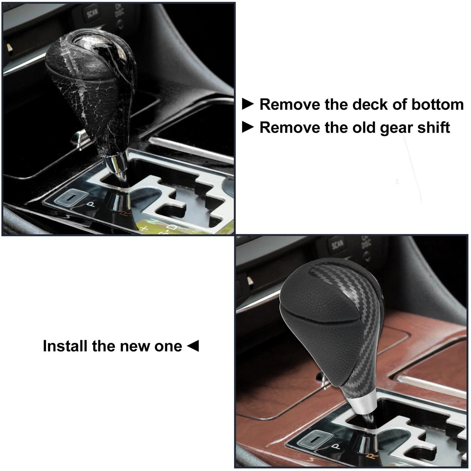 Automatic Shifter Knob Replacement for Lexus ES350 (2007–2018) Carbon Fiber
