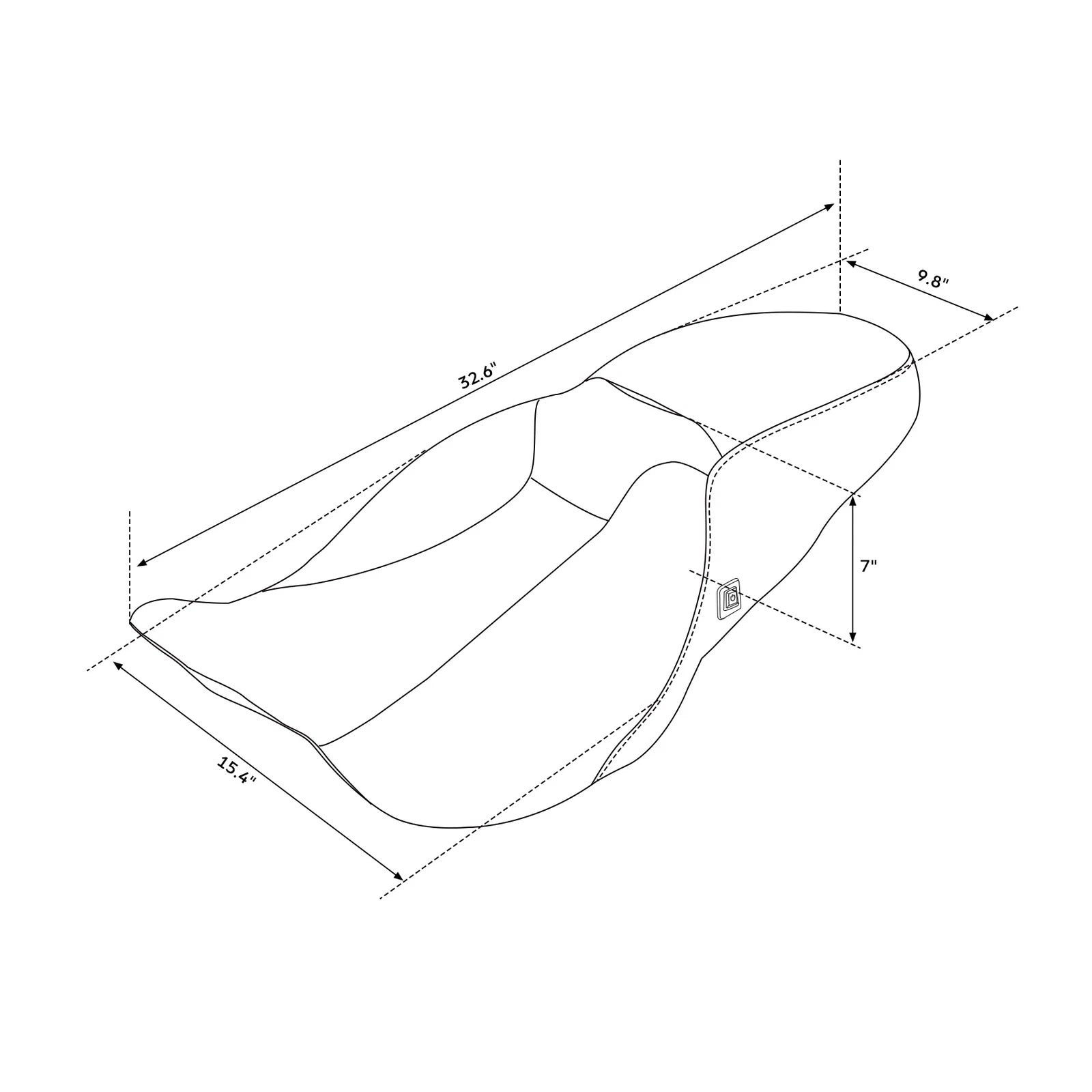 Heated Seats for Harley Electra Road Glide King (2009–2023)