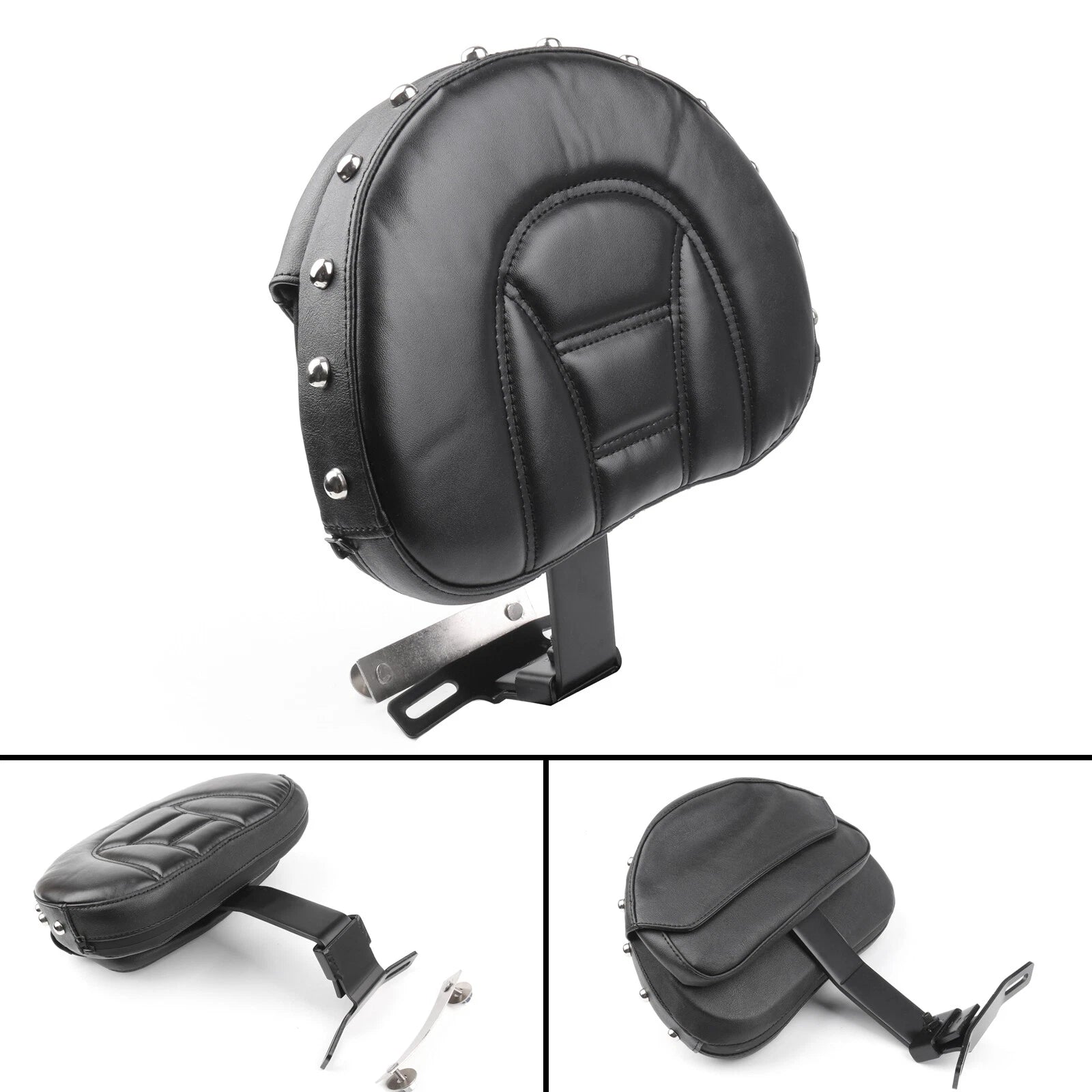 Driver Seat Backrest Pad for Harley Fatboy FLSTF (2007–2017)