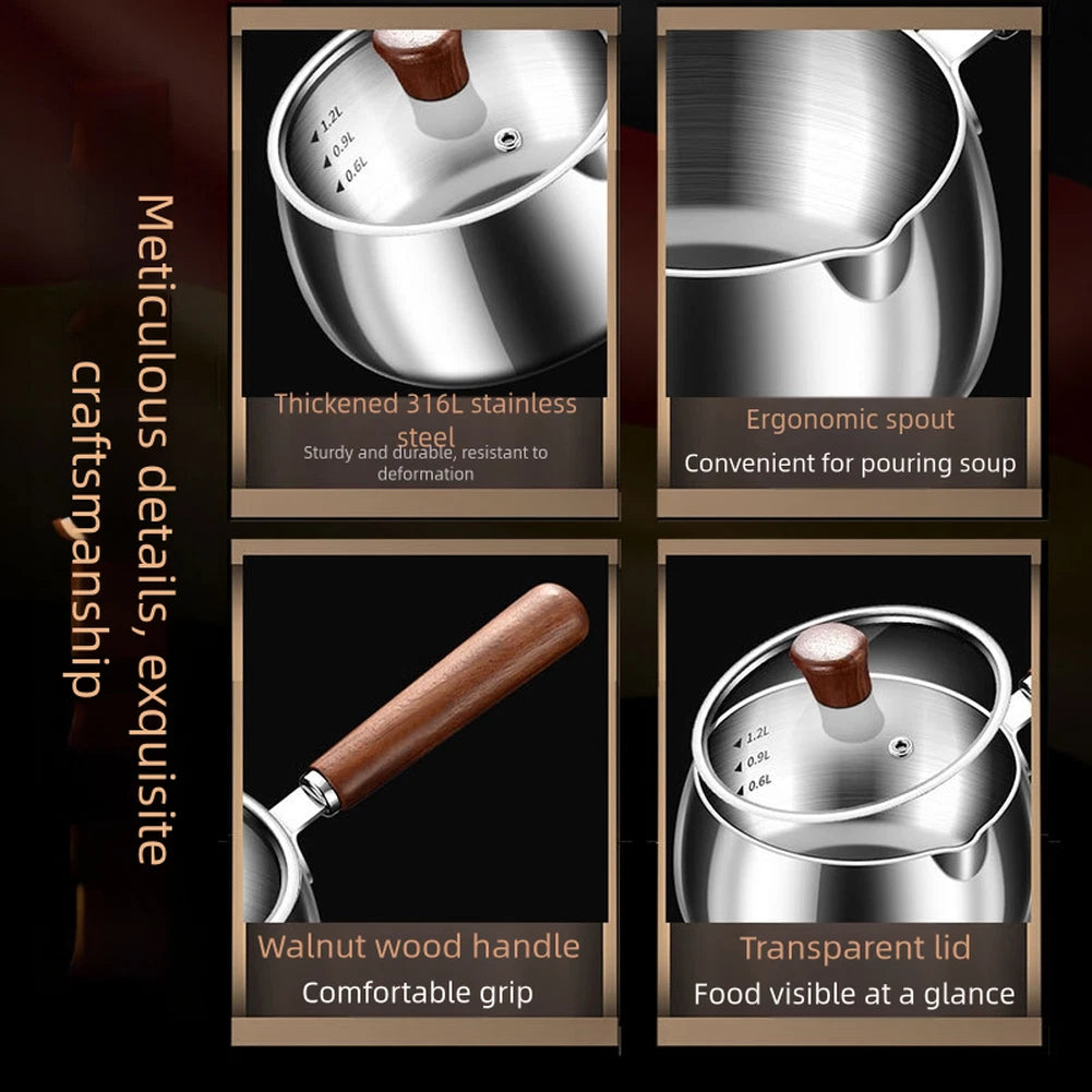 30cm Milk Pot for Stainless Steel Cooking (316)