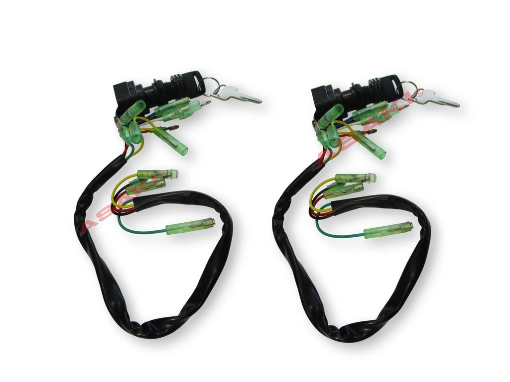 2X Ignition Switch Key Set 703-82510-43 for Yamaha Outboard (703 Control Box)