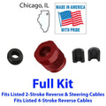 Reverse Cable Lock Nut, Seal & Half Ring Kit for SeaDoo 4-Tec RXP RXT GTI GTX (2002–2023)