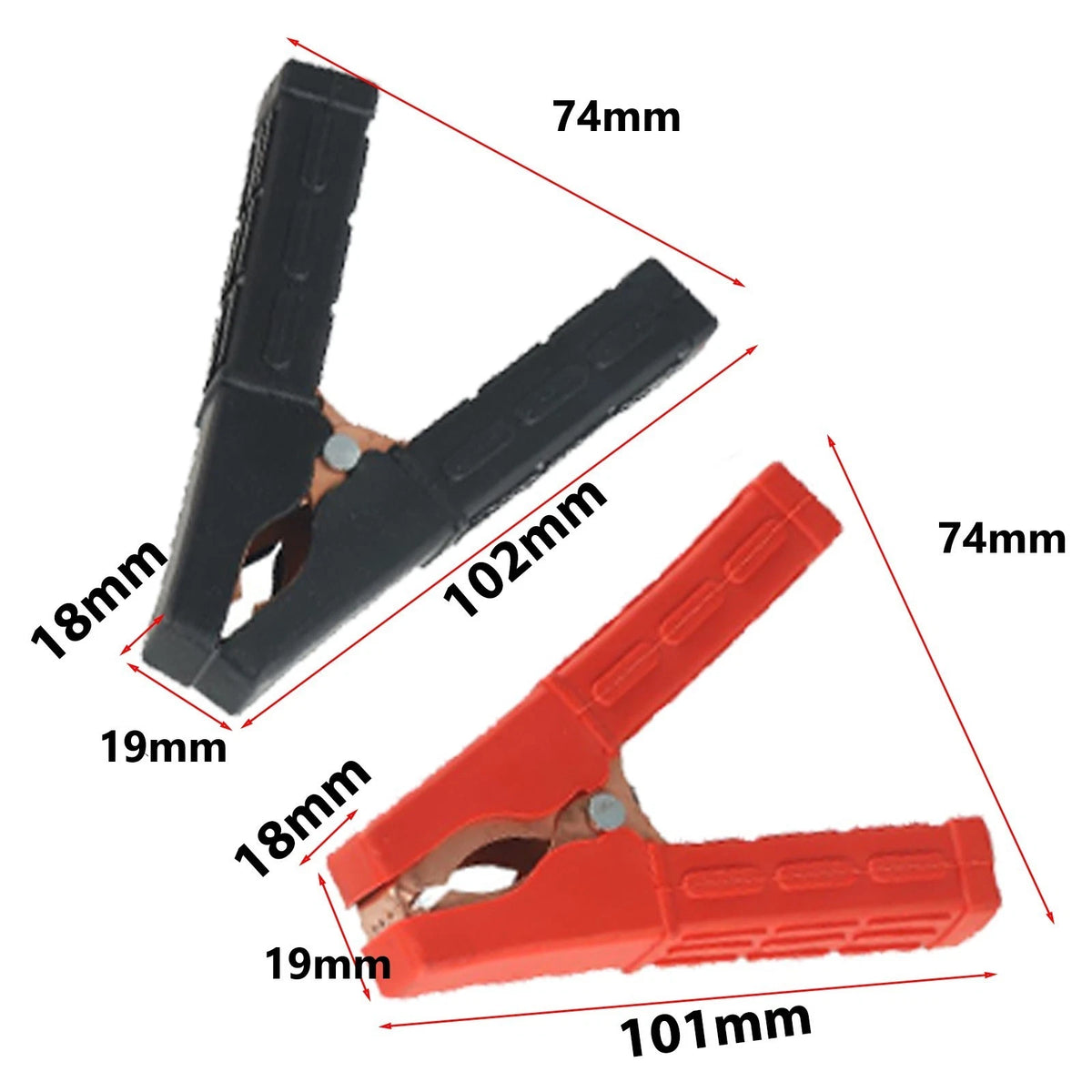 2X Power Replacement Car Battery Clamps for Universal Use
