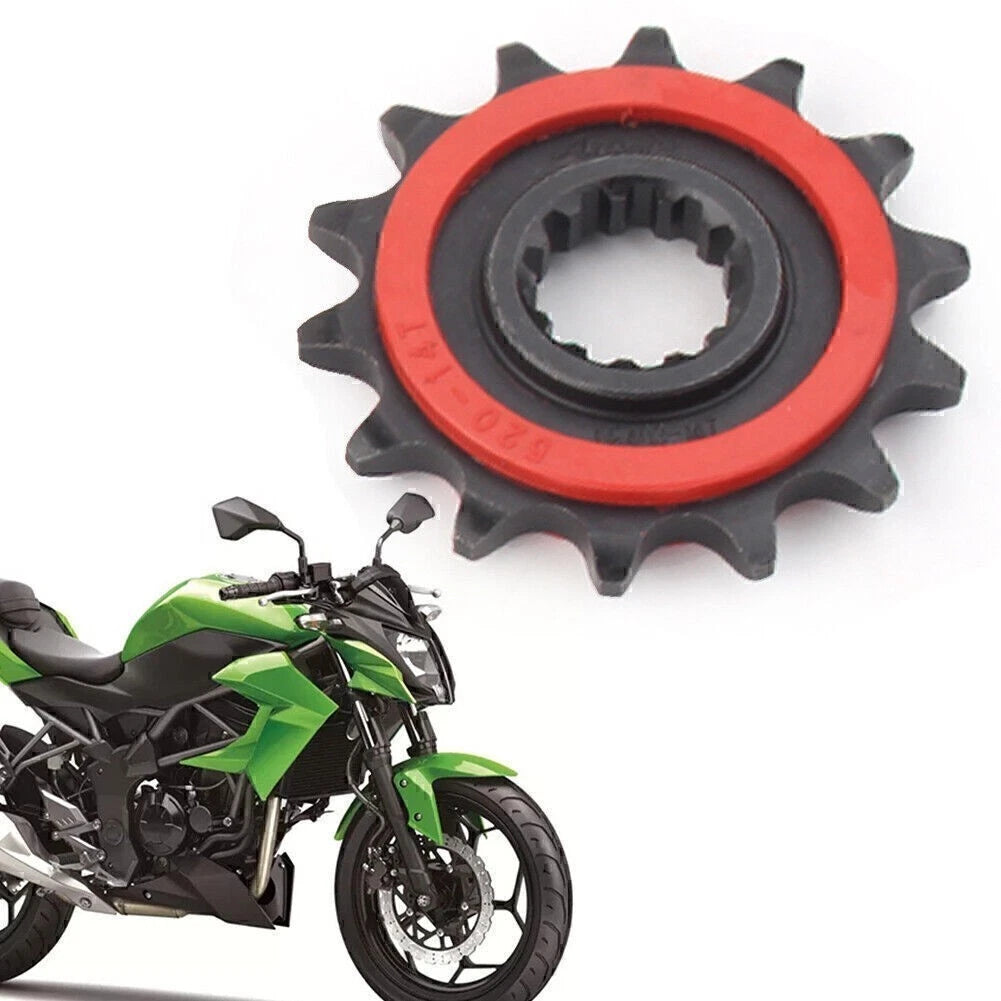 14T Rubber Cushioned Front Sprocket for Kawasaki Z250/Z300 (2013–2016)
