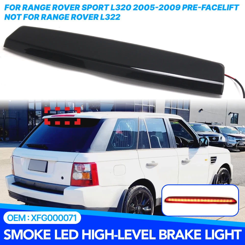 1Pc Smoke LED Third Brake Light for Range Rover Sport L320 (2005–2009)