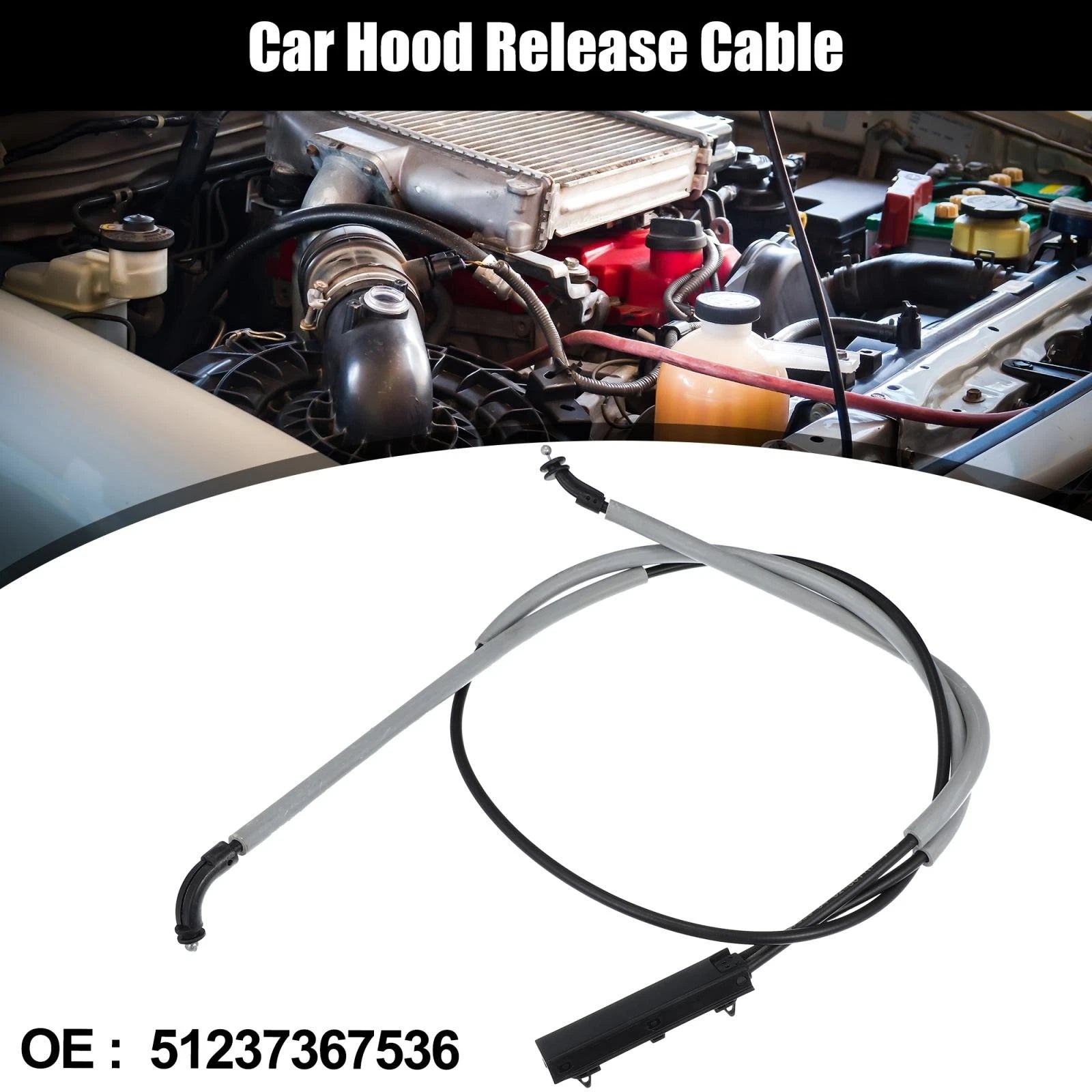 Hood Bonnet Release Cable Replacement for BMW X6 (2015–2019)