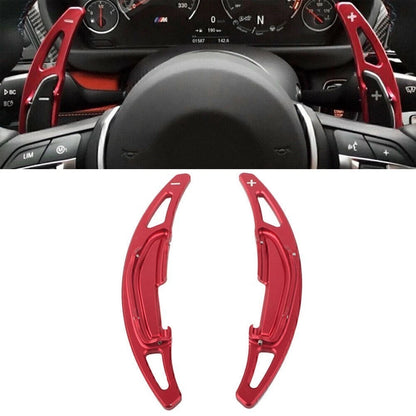 2X Red Steering Wheel Shift Paddle Extensions for BMW M2 M3 M4 M5 M6 X5M