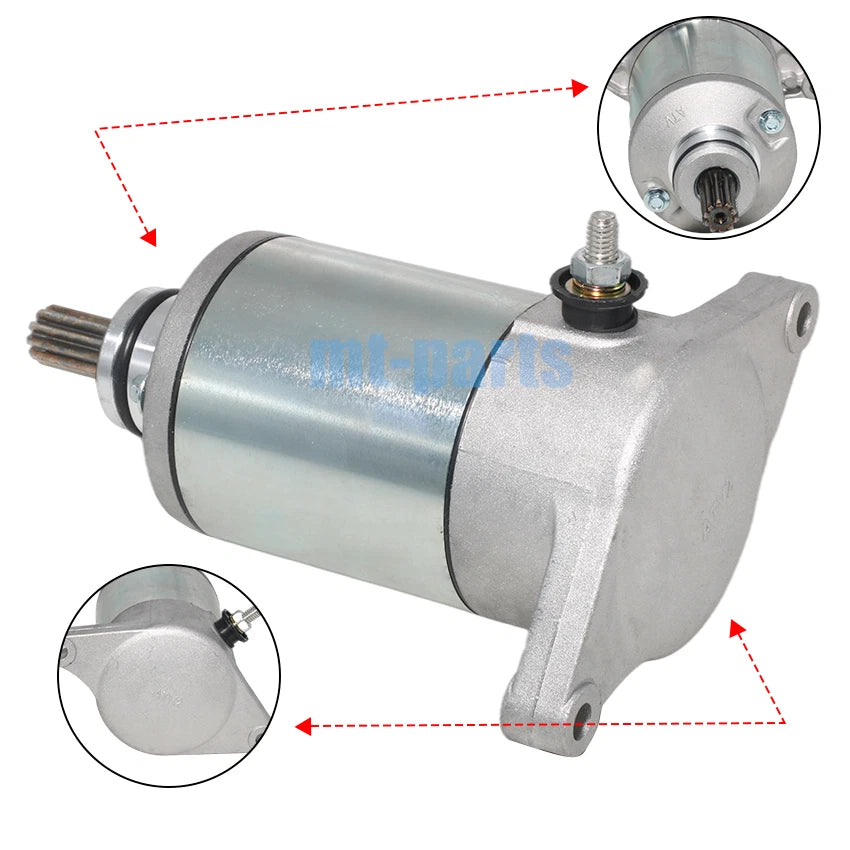 Starter for Arctic Cat 250 2X4 (1999–2005), 250 4X4 (2001–2005), 300 2X4 4X4 (1998–2003)