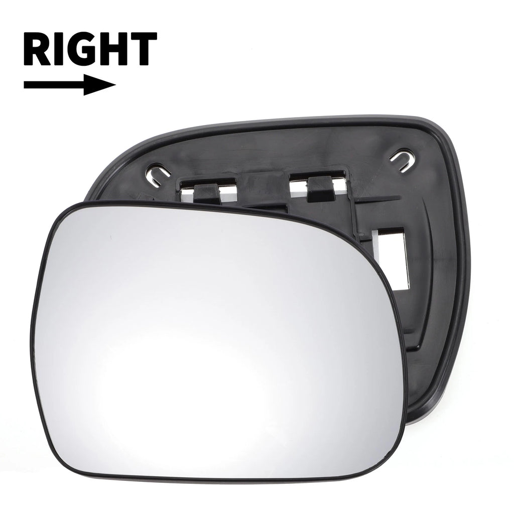 Right Side Mirror Glass White Non Heated for Toyota Hilux (2004–2011)