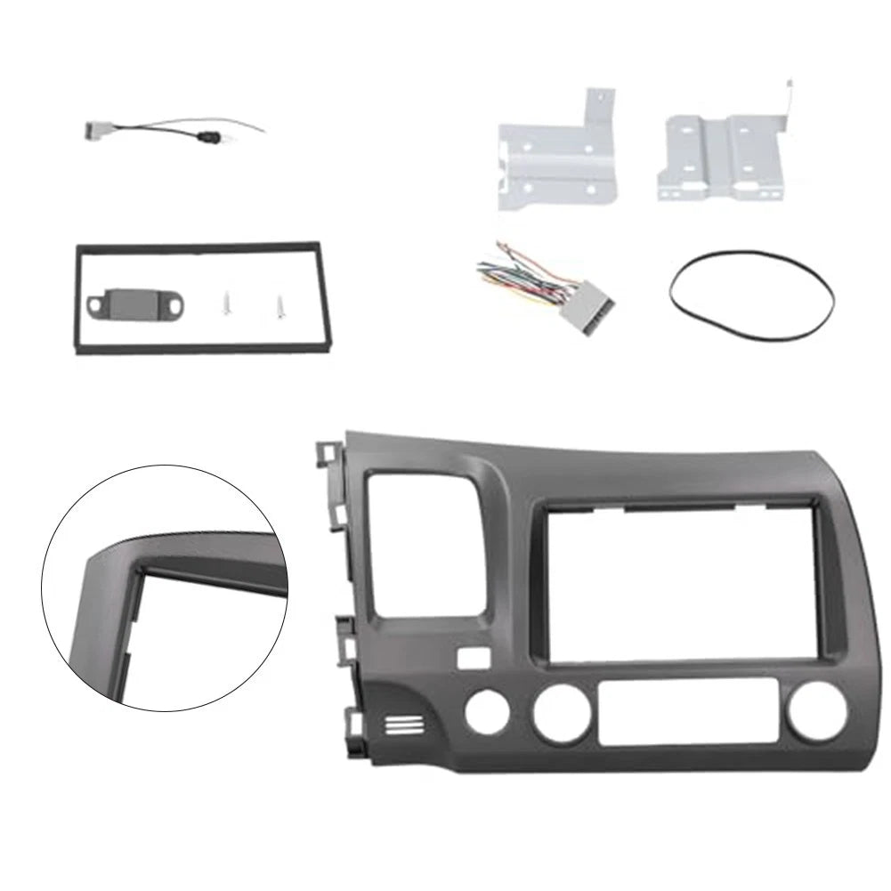 Car Radio Installation Frame for LHD For Honda For Civic 2007 2011 Models