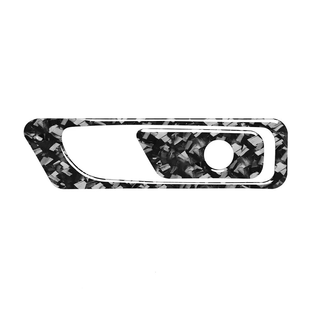 2X Co-pilot Glove Storage Box Handle Cover Trim for Audi Q7 SQ7 (2016–2019)