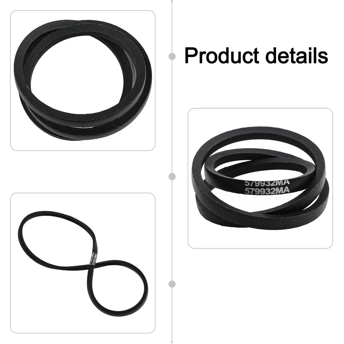 Drive Belt for Snowplows (Compatible with 1695488)