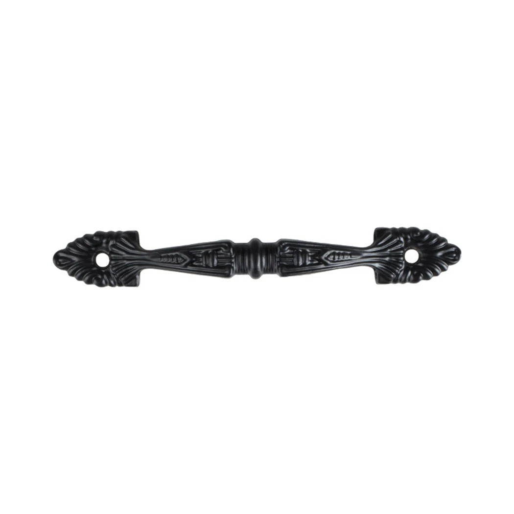Pack of 4 Retro Black Iron Door Handles for Kitchen Cupboard Gate