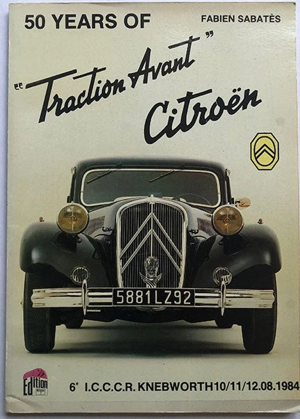 Traction Avant Citroen Sabates Book (1957–2007)