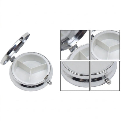 Practical Pill Box Tablet Case Container Holder Medicine Box Metal