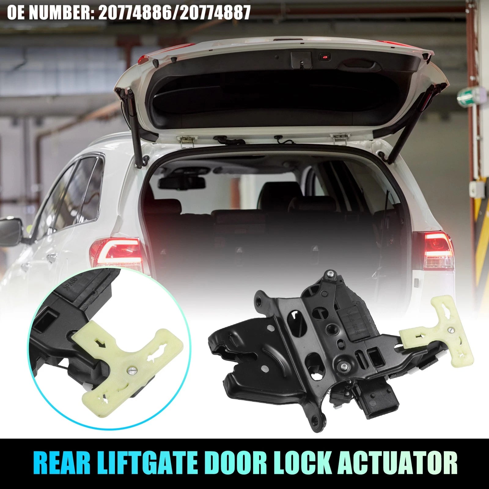Liftgate Door Lock Actuator Motor Rear Replacement for Chevrolet Cobalt (2005–2010)