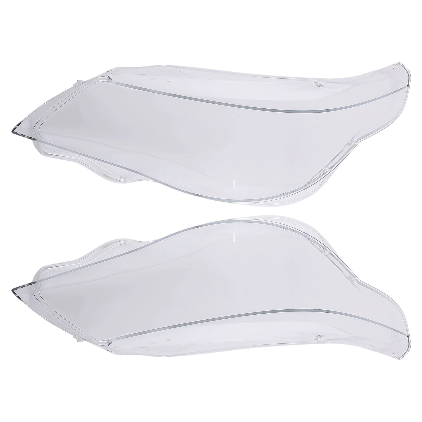 Front Pair Headlight Lens Cover for BMW E60 E61 545i 550i (2003–2010)