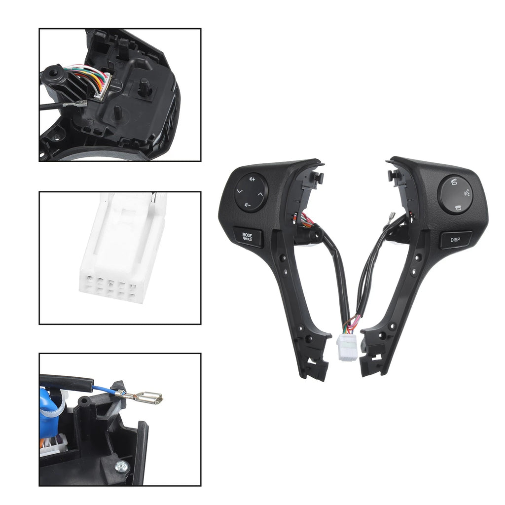 Cruise Volume Control Switch Button for Toyota Corolla Black (2014–2024)