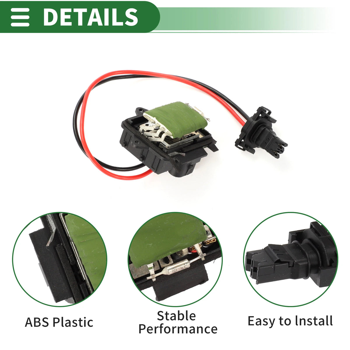HVAC Blower Motor Resistor No. 7701046941 for Renault Scenic (1999–2003)