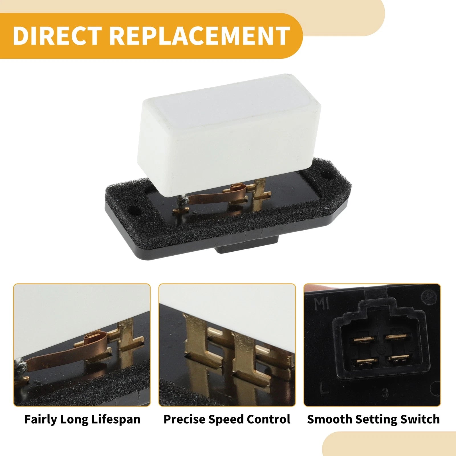 HVAC Blower Motor Resistor for Dodge Ram 1500 (2010–2012)