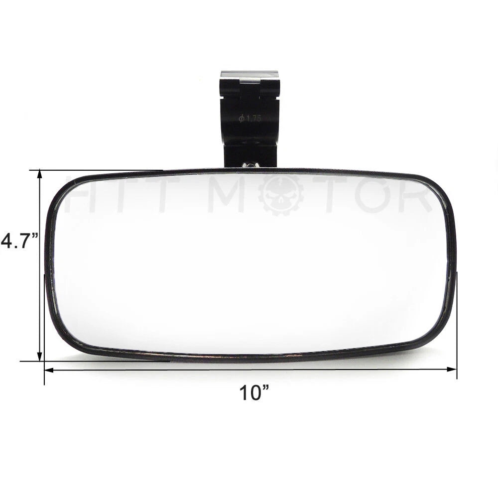 HTTMT Rearview Mirror for Polaris UTV (Universal Fit 1.75" Roll Bars)
