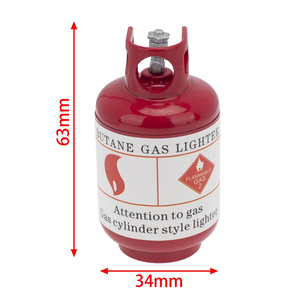 Metal Propane Tank for 1/10 RC Crawler Car (Simulation Toy Display)