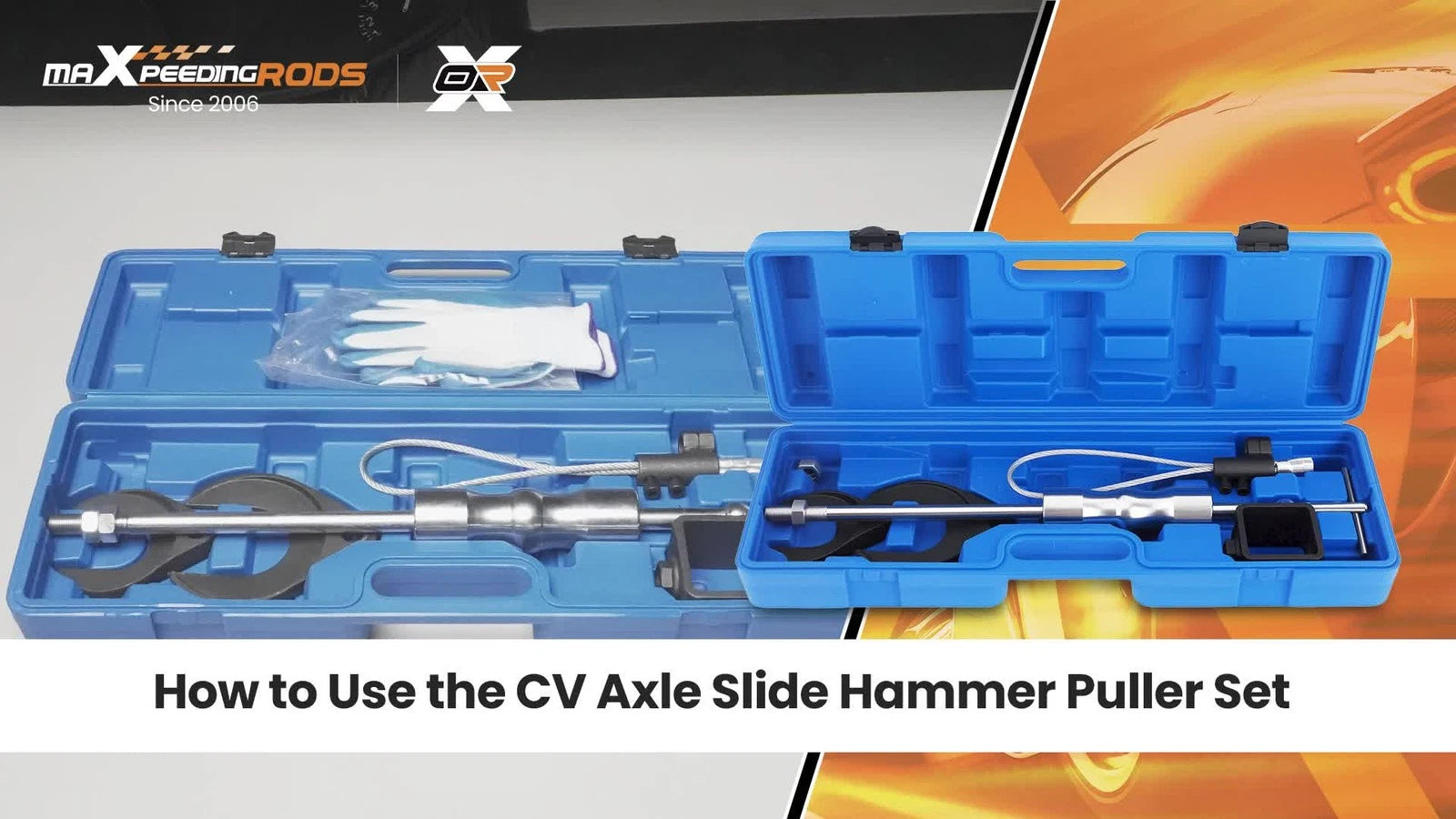 CV Joint Removal Tool Set with 63mm 48mm Fork & Outer Adapter