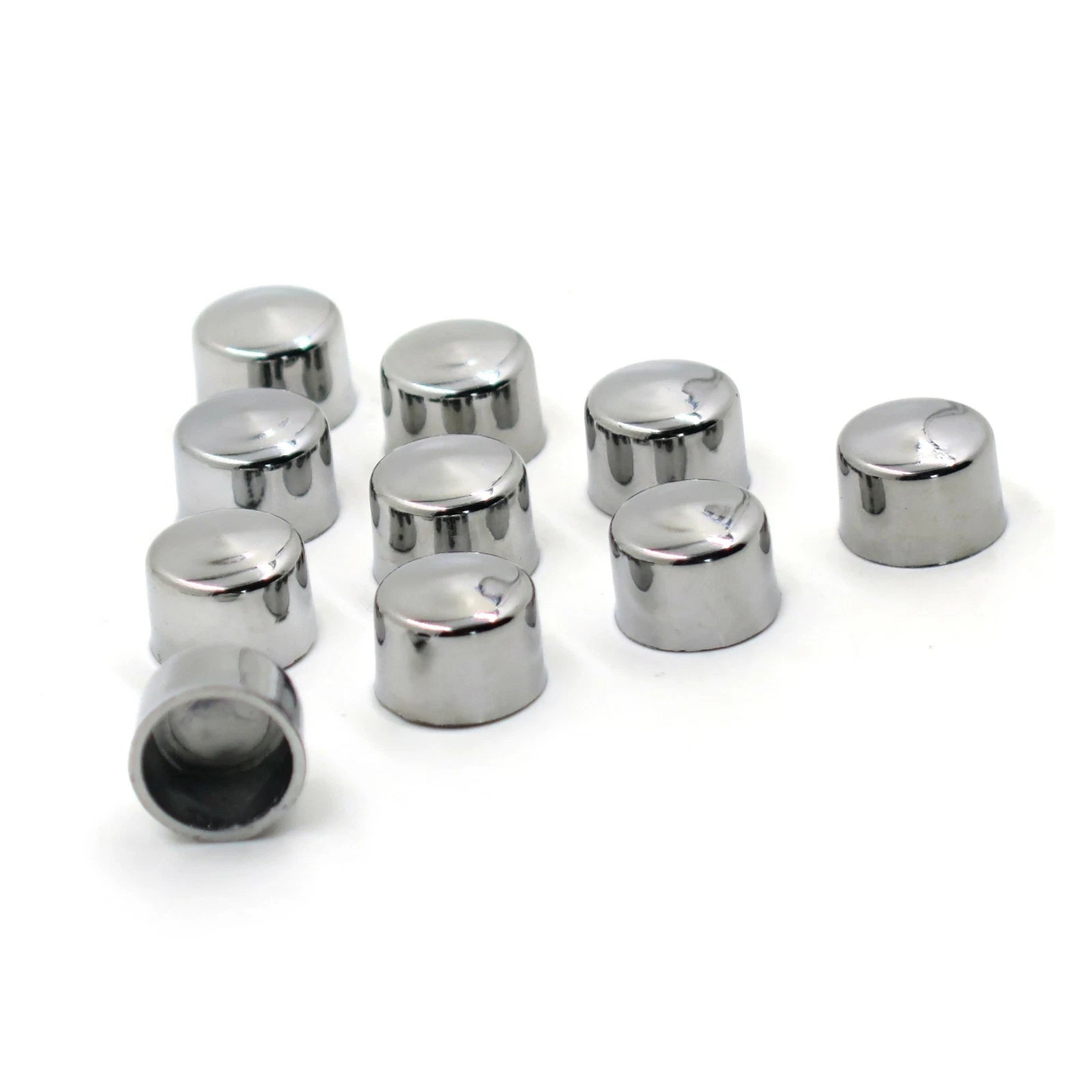 10pcs Chrome Allen Socket Bolt Cap Dress Kit for Harley