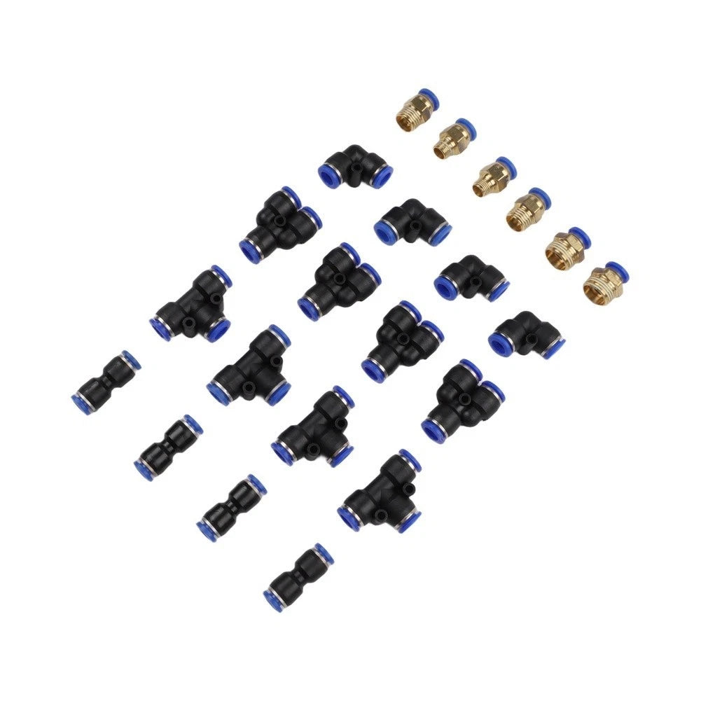 10 Meter Pneumatic Tubing Kit 8mm with Quick Connector for Workshop Use
