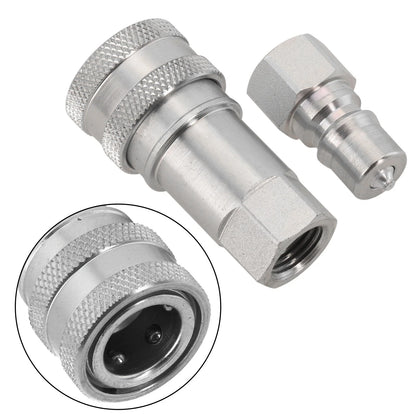 Steel Ball Locking Hydraulic Quick Connector for