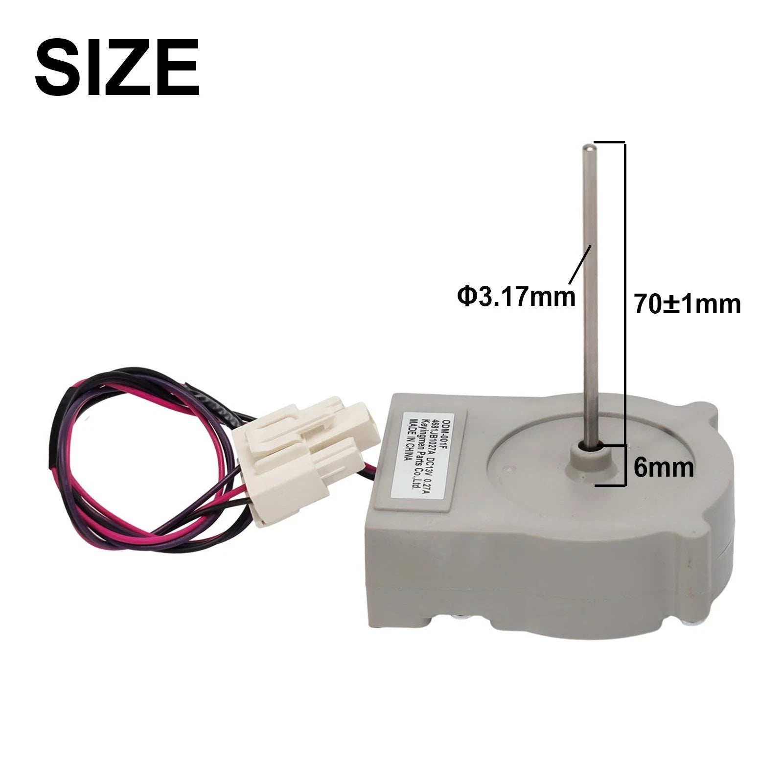 Evaporator Fan Motor for Refrigerator (1PCS)
