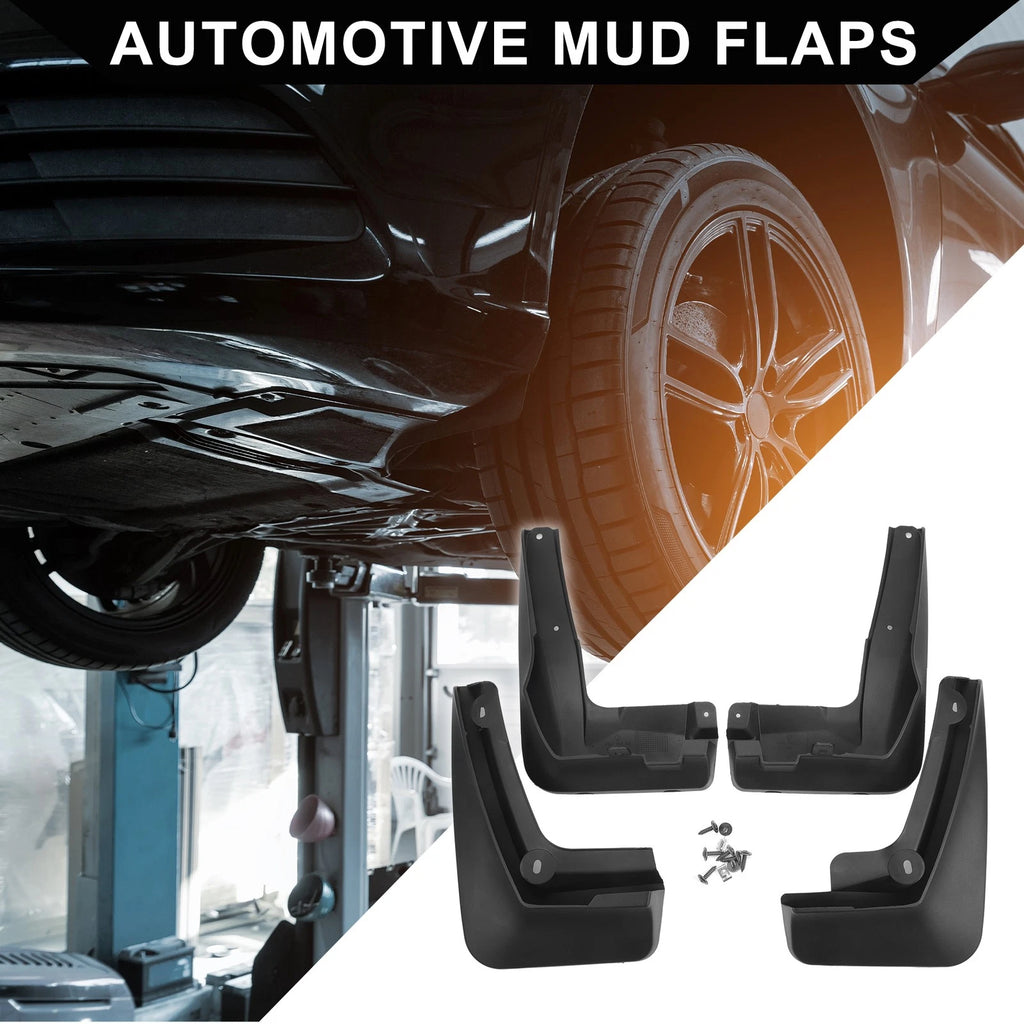 Front and Rear Side Mud Flaps Splash Guards for BMW 320i Sedan (2012–2012)