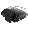 Matte Razor Trunk Backrest Mount Rack for Harley Touring (2014–2026)