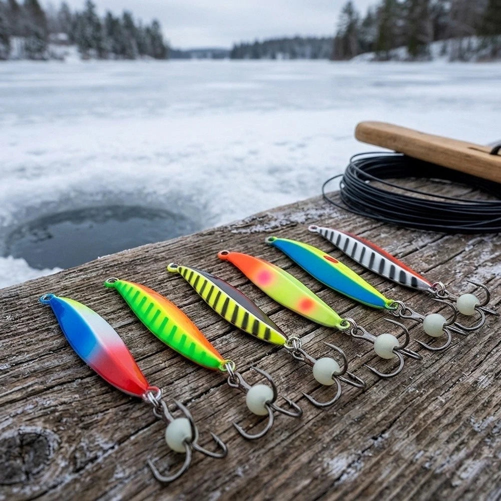 Sturdy Metal Alloy Jig Lure 5.2cm for Deep Water Casting