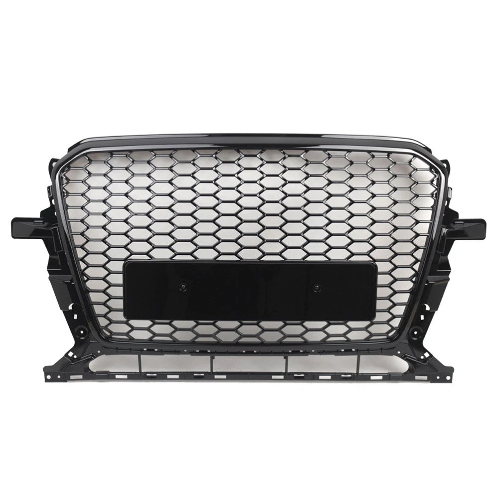 Front Bumper Honeycomb Grille for Audi Q5 (2013–2017) - Gloss Black