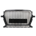 Front Bumper Honeycomb Grille for Audi Q5 (2013–2017) - Gloss Black