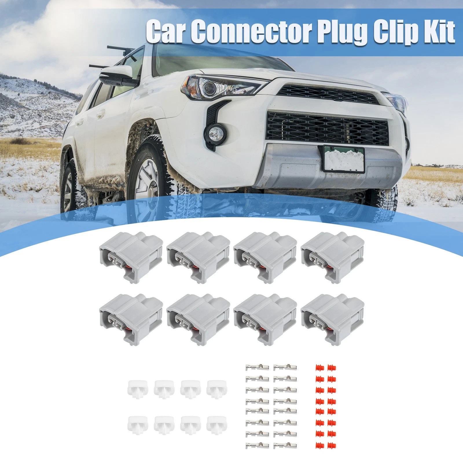 Fuel Injector Connector Adapter Plug Kit for Toyota (2 Pin) (2005–2015)