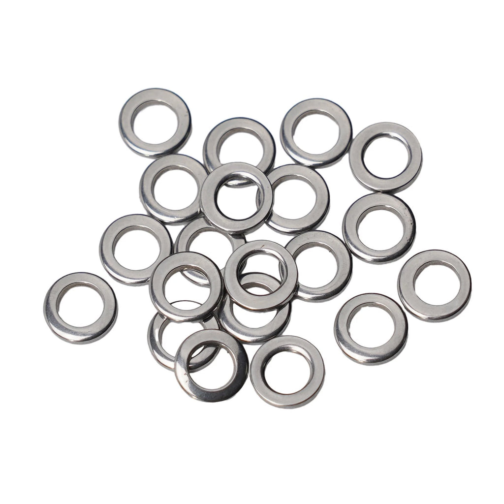 20pcs Solid Split Rings for Jig Assist Hook Connection