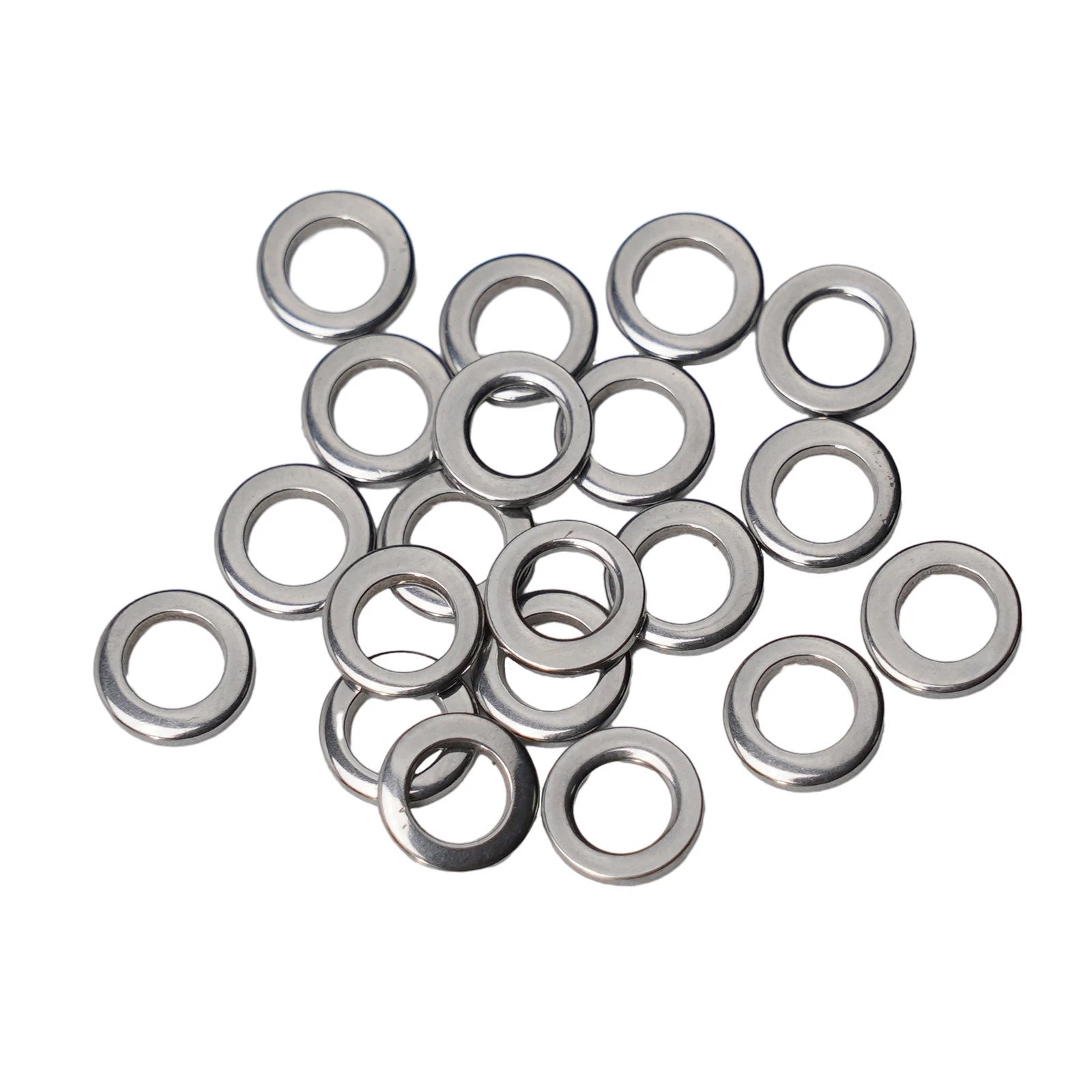 20pcs Solid Split Rings for Jig Assist Hook Connection