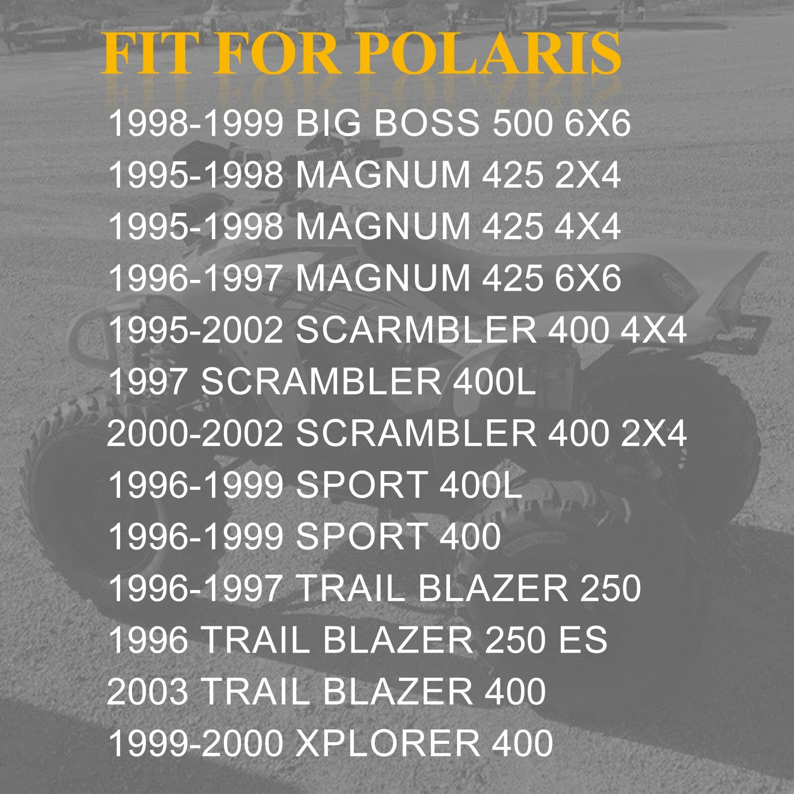 Air Box Filter for Polaris Scrambler 400 4x4 2x4 400L (1995–2002)
