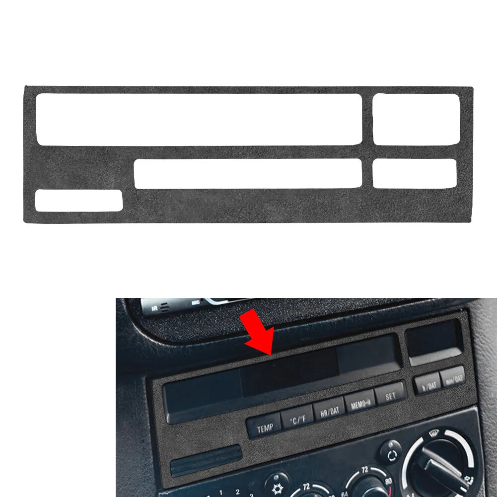 1pc Black CD Button Panel Trim for BMW 3 Series E36 (1994–1996)