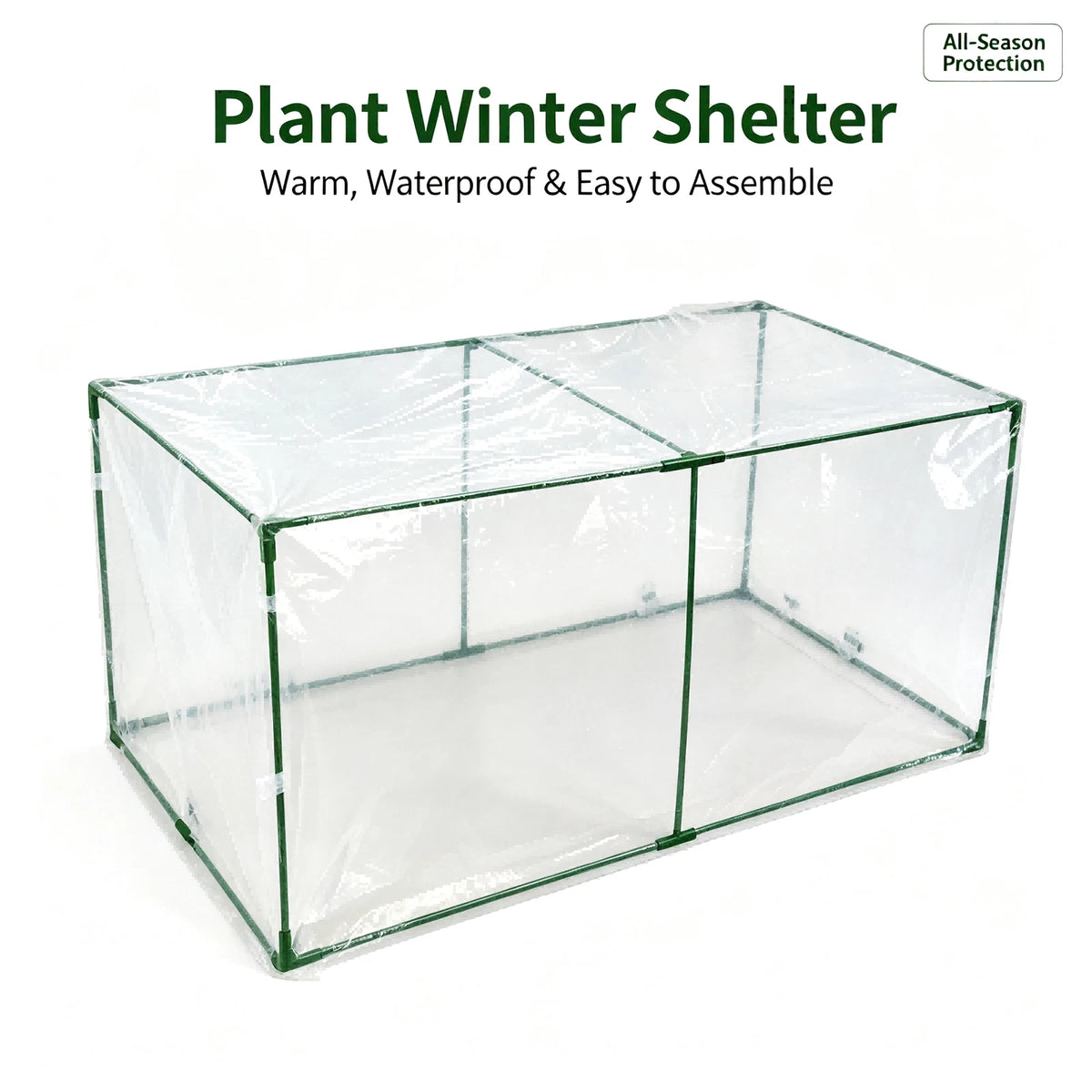 Reinforced Plastic Greenhouse Cover for Winter Frost Protection
