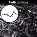 Radiator Hose Coolant Pipe for Audi A3 (1996–2003) - Iron Black