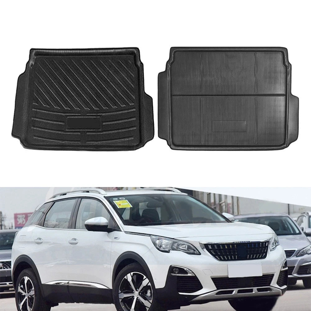 Rear Boot Liner Trunk Cargo Mat Tray Floor Carpet For Peugeot 3008 4008 II MK2