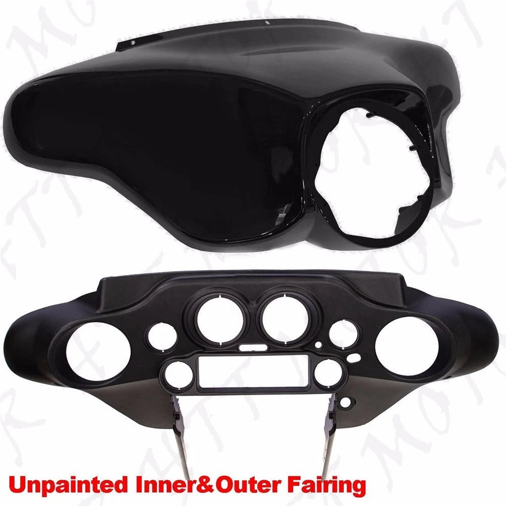 ABS Batwing Inner & Outer Fairing for Harley Street Electra Glide (1996–2013)