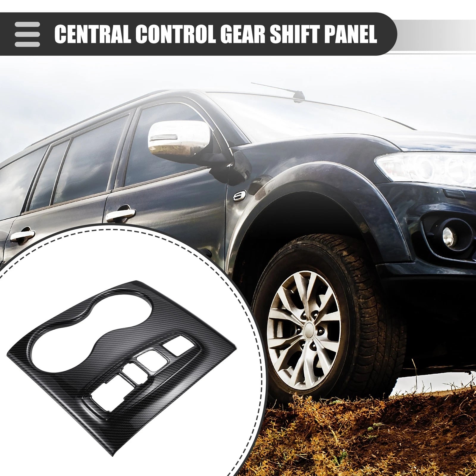 Central Control Gear Shift Panel Cup Holder Cover for Honda Ridgeline (2020–2023)